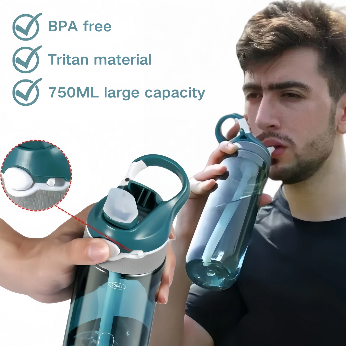 Stretch Ease™ Sports Water Bottle